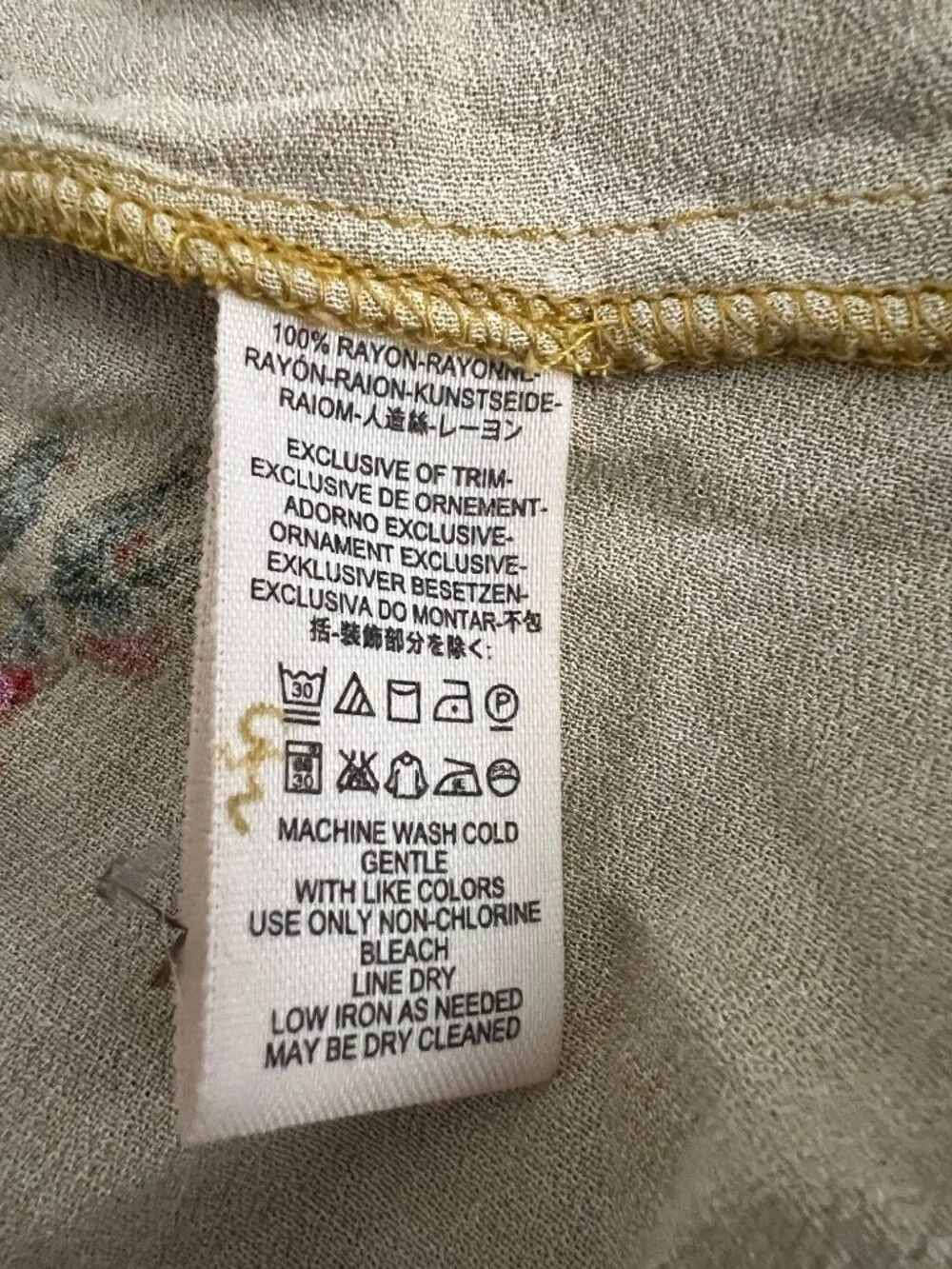 Free People Mustard Floral Midi Dress Women's M Boho Cottagecore Button Front